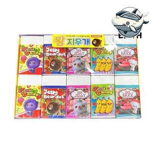 프렌즈 동물유니 캐릭터 귀여운 지우개 학습용 미니