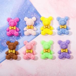 1/3pcs 만화 동물 다이아몬드 그림 커버 홀더 다기능 냉장고 스티커 자석 커버 Minders 곰 모양