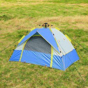 [JHQS0RZ9_53D4]간편텐트 캠핑 오토 (블루) b 2~3인용