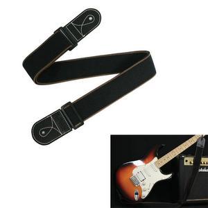 01블랙 P엣지L 기타스트랩 코튼 일렉기타스트랩