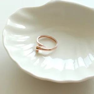 써지컬 스틸 못 반지 볼드 명품 남여 커플링 레이어드 데일리 링 선물용