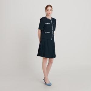 사이드 플리츠 미니 스커트 PN2WS502