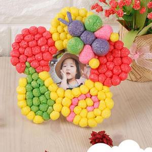 [BZFK1M1O_55]플레이콘 옥수수소재 미니아트액자5인용(꽃)