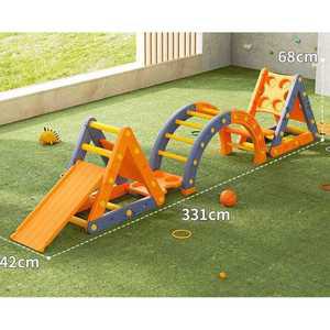 실내 원목정글짐 슬라이드 구름 사다리 발달 감각훈련