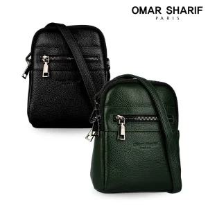 천연소가죽 남성 미니 숄더백 겸 크로스백 OS1277m