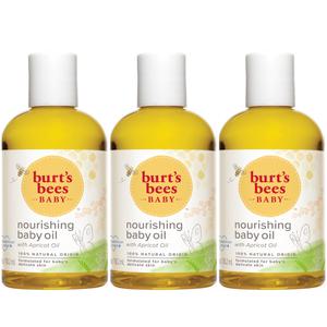 버츠비 Burt's Bees Baby Nourishing Baby Oil (5oz) (3개 세트)