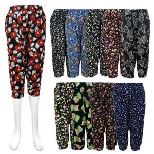 여성 허리밴딩 쿨링 여름 12패턴 시원한 7부 팬츠 WON-WPT-W688E9A