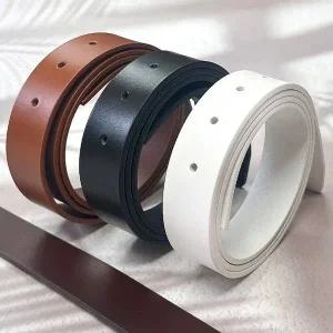 플럼도트 이탈리아 통가죽 소가죽벨트끈 교체용벨트띠