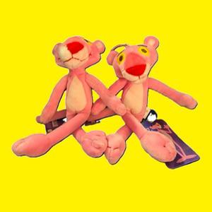 가와이 표범 AZ캐릭터 핑크팬더 MZ트렌드 가방고리 키링 소형 봉제인형 백참 자전거장식 정품19cm