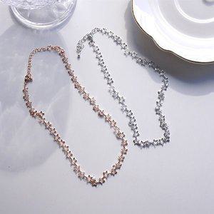별 체인 롱스타 초커 여성 패션 별 목걸이