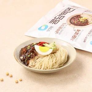 청정원 콩담백면 매콤짜장면 375g