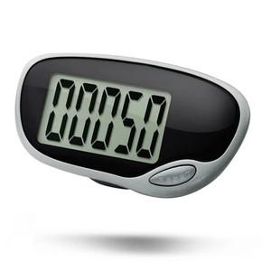 대형 LED화면 세이프 디지털 만보계 -검정 만보기 디지털만보계 런닝모자 타이머시계 엔틱벽시계