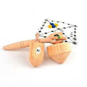 [HY82513I_55]원목 더블팽이 장난감 줄팽이 업그