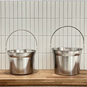 젖병삶는냄비 스텐버켓 열탕소독 인덕션 들통 잼팟 양동이 행주삶는냄비 스텐버켓_미듐 1개