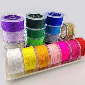 비즈톡 [YP-4-00]폴리매듭실 0.8mm 21color 매듭공예 매듭팔찌용 ,1롤(35M)