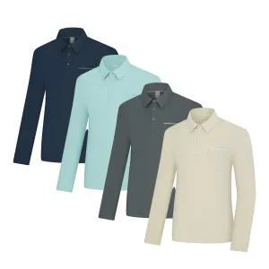 [대구백화점] [콜핑]마리므 남성 봄 긴팔카라 티셔츠(KWT0487M 001)