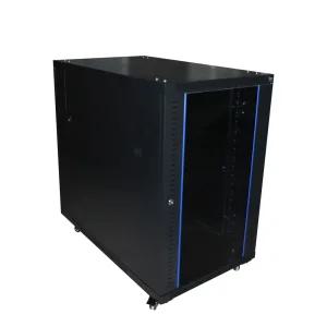 18U 서버랙 블랙 W600 x D1000 x H1000 IN-SH1000 케이지너트 방식 [H@lu]