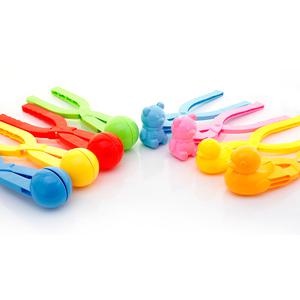 월성 스노우볼 메이커 눈집게 4종세트 /곰/왕오리/볼/작은오리/색상랜덤/눈뭉치 제조기/모래놀이