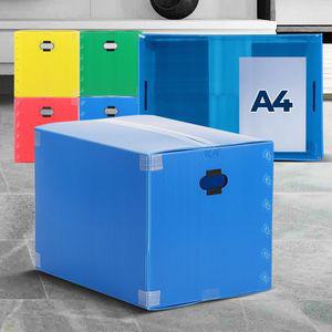 이사박스 3호 플라스틱 소형 컬러 책포장 박스 이삿짐