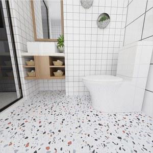 바닥 시트지 붙이는 욕실 화장실 보수 타일 붙여 떨어지지 2M 두꺼운 내마모성이 혁신 두껍고 격조회 방지 시멘트 방수 60CM 않음 미끄럼 리노베이션 자체 강해