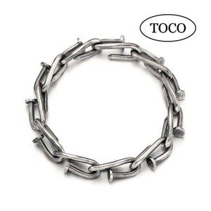 갤러리아 토코 TOCO 925  Silver Nail Chain실버 못팔찌 체인팔찌