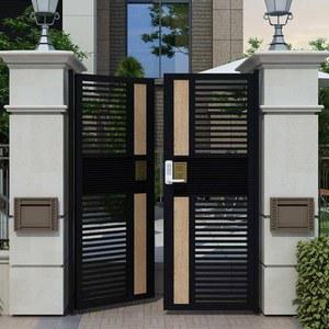 마당 이중탄화 대문 펜션 목재 계약금 디자인 메쉬휀스문 몽땅 전원 철재대문 122CM 주택