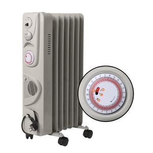 온풍 라디에이터 이동 1p 히터 가정 7핀 회전 자동 사무실 조절 전기 난방 바퀴