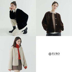 [역시즌초특가][EURO] 트리오페 리얼 무스탕 자켓