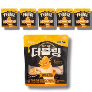 진주햄 천하장사 더블링 콰트로치즈 250g (25g x 10개입) 6봉
