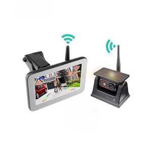 무선 태양열 후방 카메라 캠핑카 트럭 트레일러 5인치 주차모니터