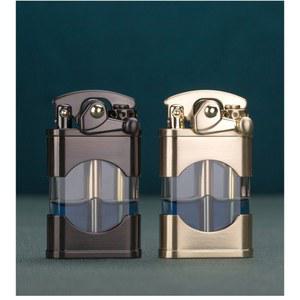 지포 이쁜 레트로 등유 빈티지 초경량 비주얼 오일 지포라이터 투명