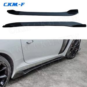 재규어 F타입 2도어 15-19년 카본 파이버 사이드 스커트 바디 에이프런 키트 호환