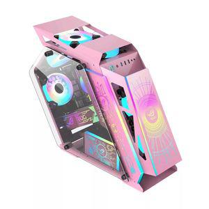 빅타워케이스 커스텀 컴퓨터 강화유리 조명판 측면 조립