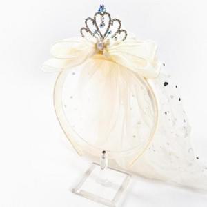 하트 머리띠 리본 큐빅 헤어밴드 4종 웨딩베일 티아라