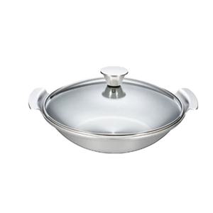 쿡에버 통 3중 전골 스텐팬 26cm
