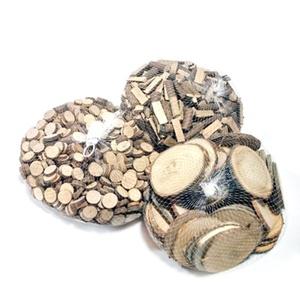 오꿈 천연 나무조각 1kg 36 대나무링 소 ... 1봉