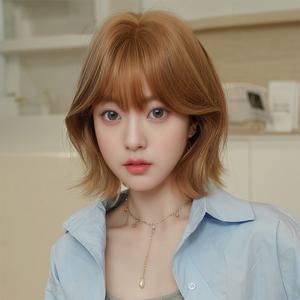 키라비 여성 가발 통가발 단발머리 33cm DTF0172