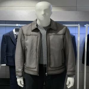 [트루젠] 트루젠 (역시즌) 리얼양가죽 빈티지에이징 트러커 점퍼자켓 2344LJ100430