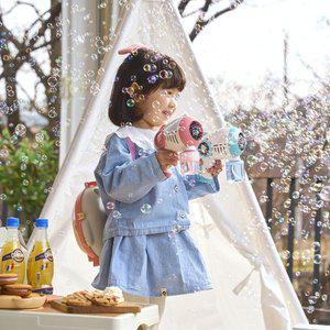 갤러리아 해피플레이 스페이스 자동 버블건 비눗방울총 놀이 어린이 장난