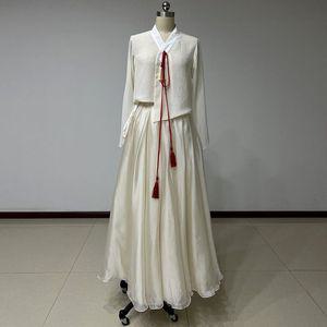 한국무용 의상 전통 허리치마 무용 옷 저고리 개량 무대 공연복 드레스