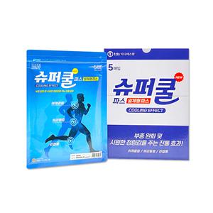 슈퍼 쿨파스 시원한 붙이는일체형 COOL 쿨 파프 10팩(1박스)