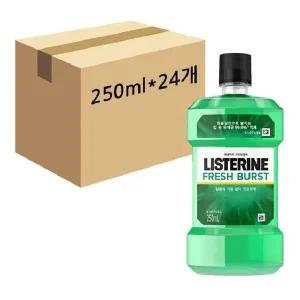 [보리보리/땡큐온]리스테린 내츄럴 후레쉬 버스트 구강가글 250ml x24개