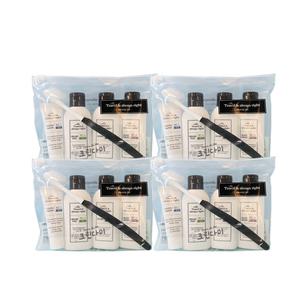 애경 트래블 어메니티 키트 휴대용 세면도구 여행용 세트 1호 x4개