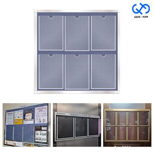 6구 스테인리스 A4 게시판 아파트 엘리베이터 공공기관