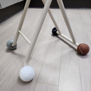 장판 눌림 방지 테니스공 의자 커버 체어 슈즈 받침 4P 찍힘 끌림 쇼파 다리 발 소리 소파 식탁 자국 보호