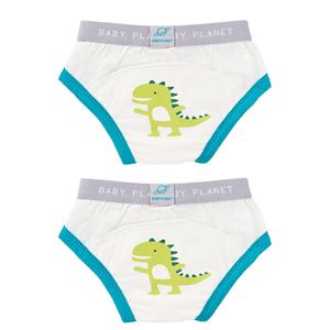 베이비플라넷 유아 배변 훈련 팬티 헬로우디노 S 2개