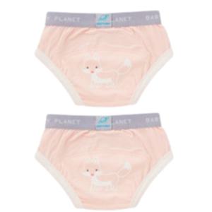 베이비플라넷 유아 배변 훈련 팬티 여우스위티 L X2개