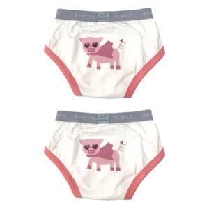 베이비플라넷 유아 배변훈련팬티 세련돼지롱 L X2개