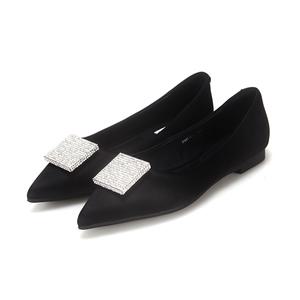 바바라 스틸레토 사각보석 여성플랫 1.5cm_BBG531