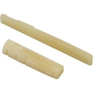 미와이어 통기타 브릿지 미표백 6현 제작 본 1쌍 1 음향교 및 너트 안장 Acoustic Bridges 내추럴 pair 본으로